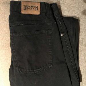 Duluth black work pants